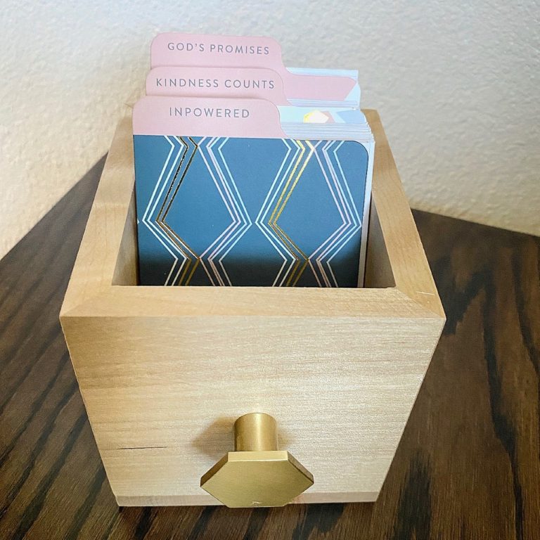 Wood Encouragement Box