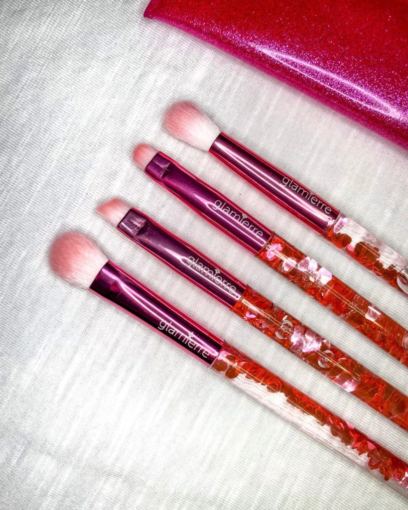 BoxyCharm February 2021 Base - Glamierre Pink Luxe Glitter Eye Brush Collection 2