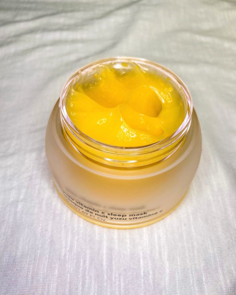 BoxyCharm February 2021 Base - Saturday Skin Yuzu Vitamin C Sleep Mask Open